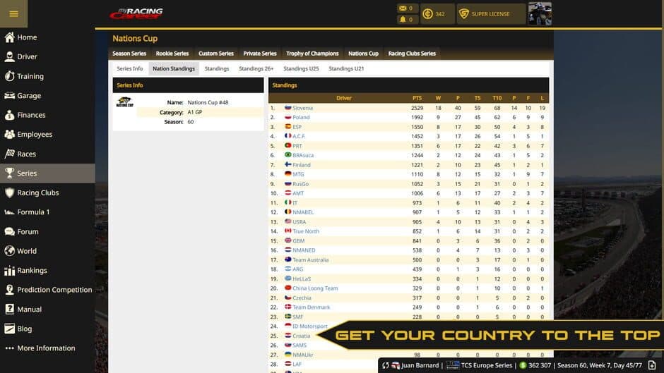 My Racing Career screenshot
