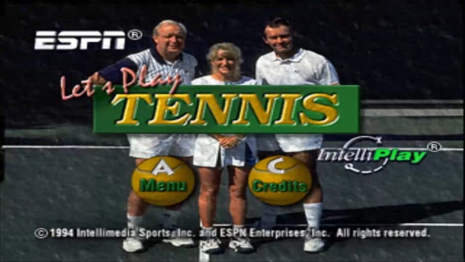 ESPN Let's Play Tennis screenshot