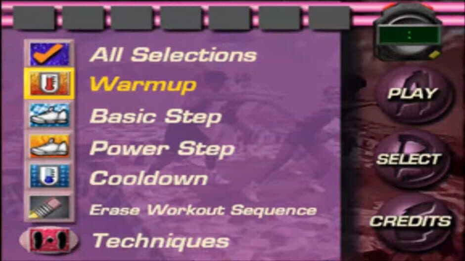 ESPN Step Aerobics screenshot