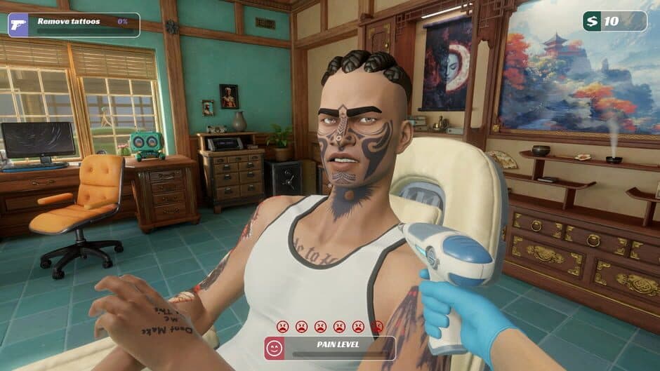 Tattoo Removal Simulator screenshot
