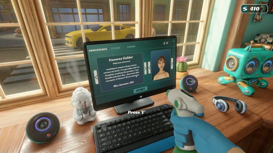 Tattoo Removal Simulator screenshot