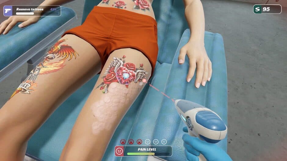 Tattoo Removal Simulator screenshot