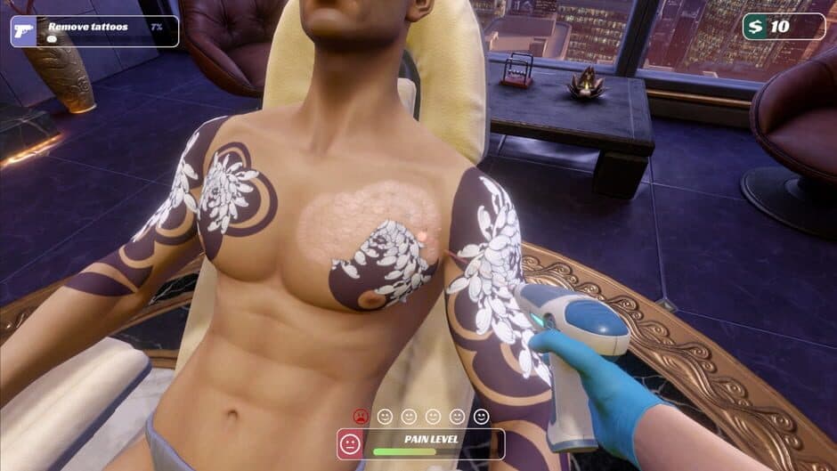 Tattoo Removal Simulator screenshot