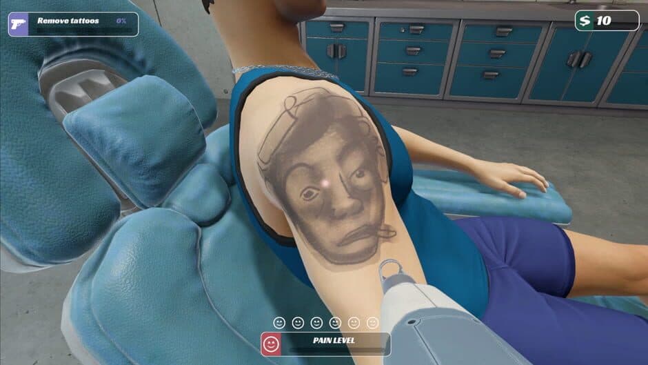 Tattoo Removal Simulator screenshot