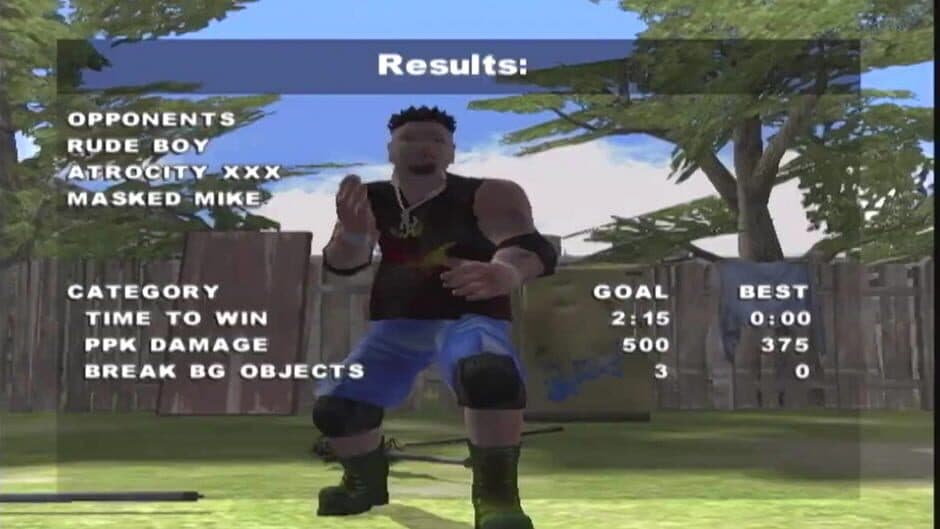 Backyard Wrestling: Don't Try This at Home screenshot