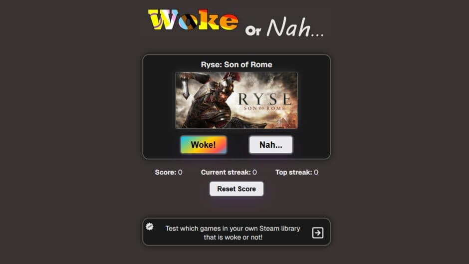 Woke or Nah screenshot