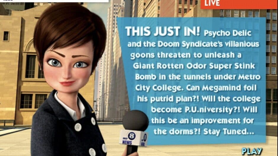 Megamind: Bad. Blue. Brilliant screenshot