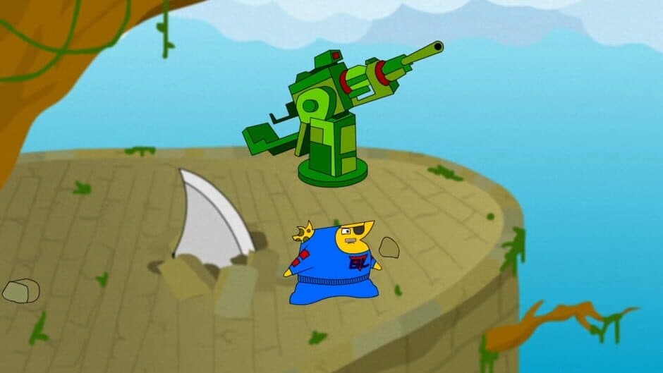 Blue Laserdisc Challenge screenshot