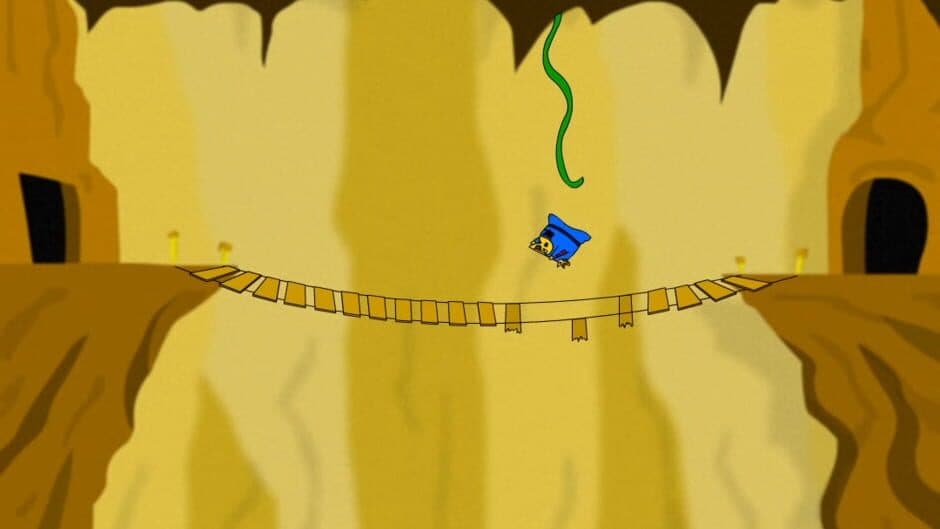 Blue Laserdisc Challenge screenshot