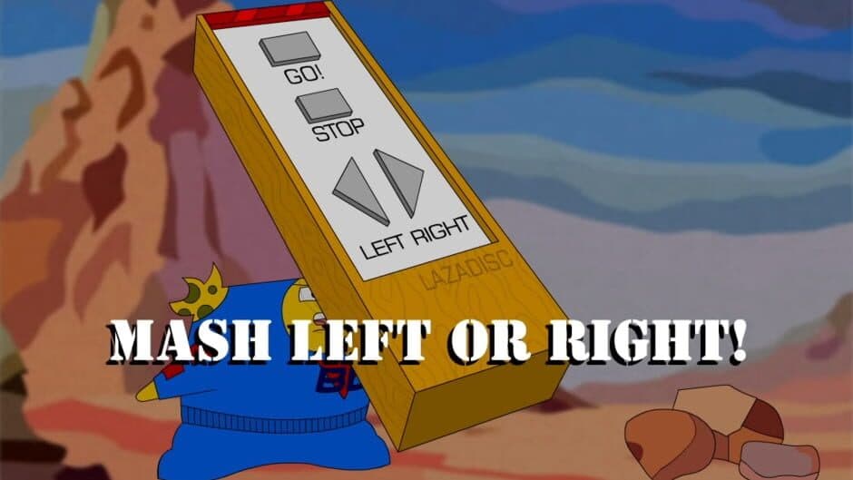 Blue Laserdisc Challenge screenshot