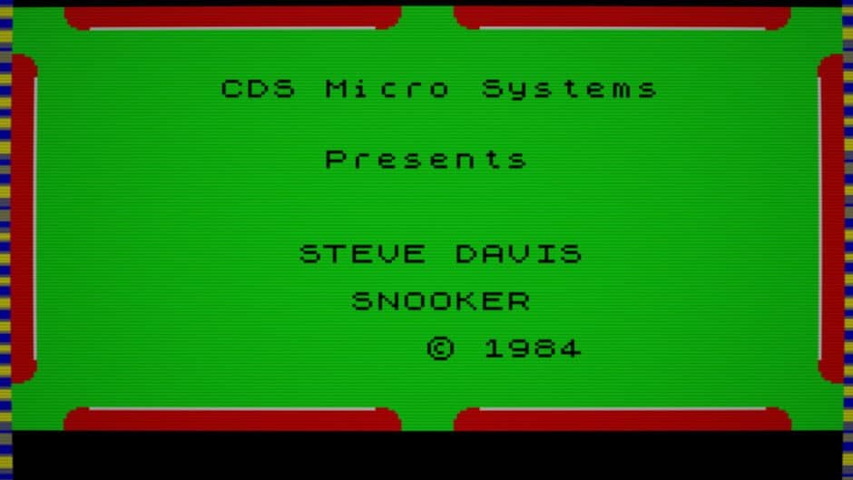 Steve Davis Snooker screenshot