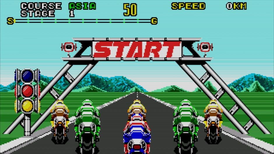 Super Hang-On screenshot