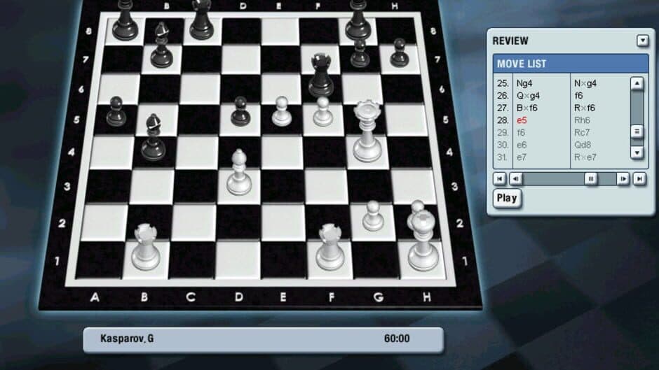Kasparov Chessmate screenshot