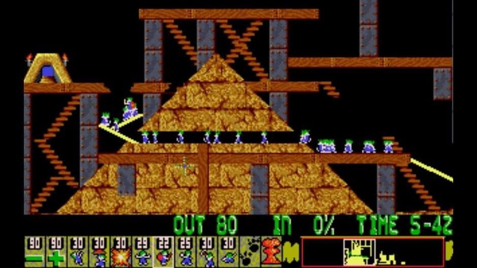Lemmings screenshot