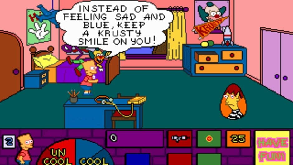 The Simpsons: Bart's House of Weirdness screenshot
