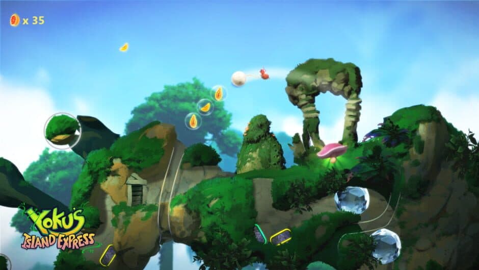 Yoku's Island Express screenshot