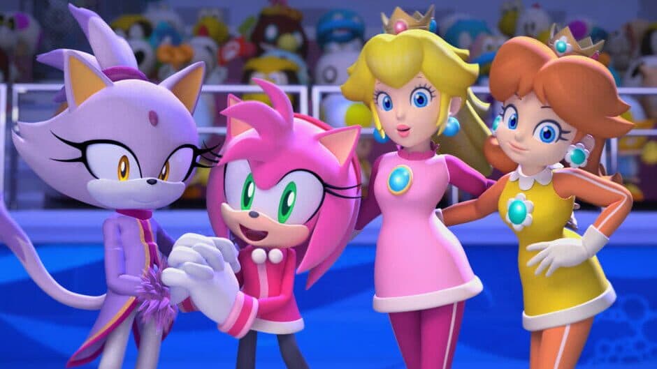 Mario & Sonic at the Olympic Winter Games artwork