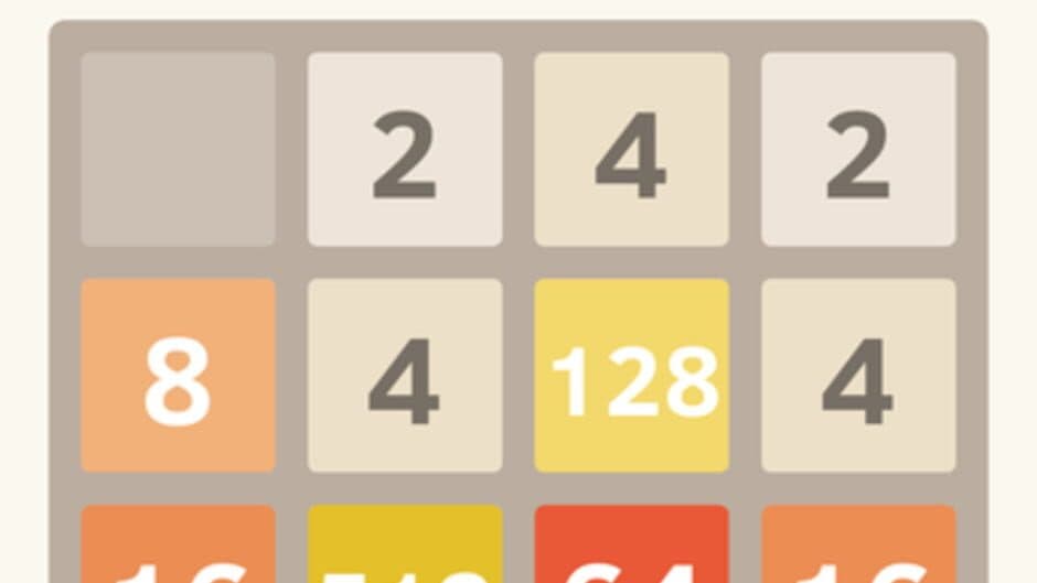 2048 screenshot