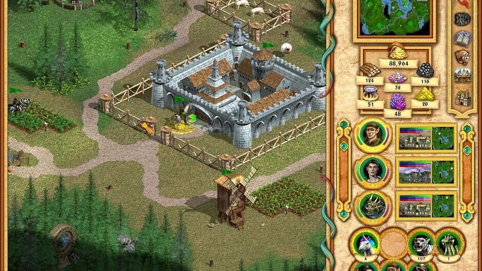Heroes of Might and Magic IV screenshot