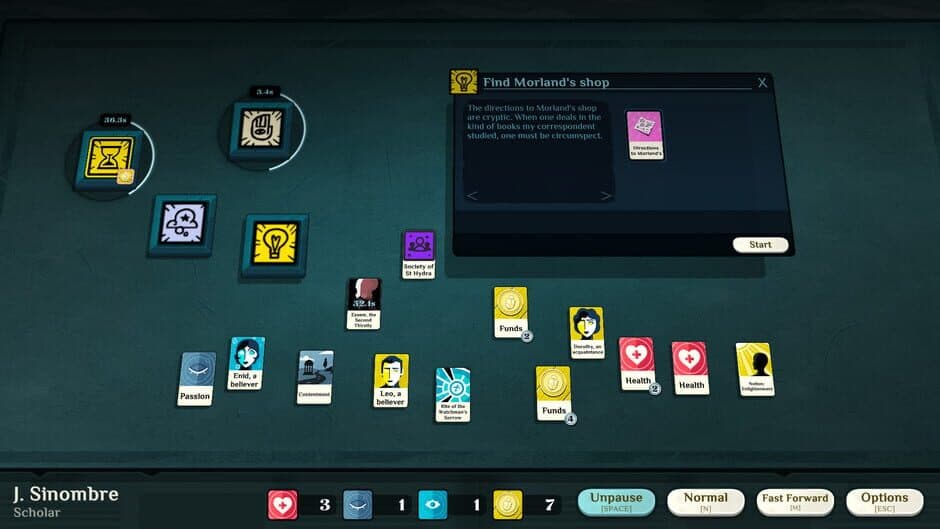 Cultist Simulator screenshot