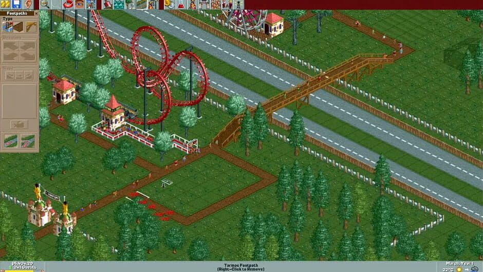 RollerCoaster Tycoon screenshot