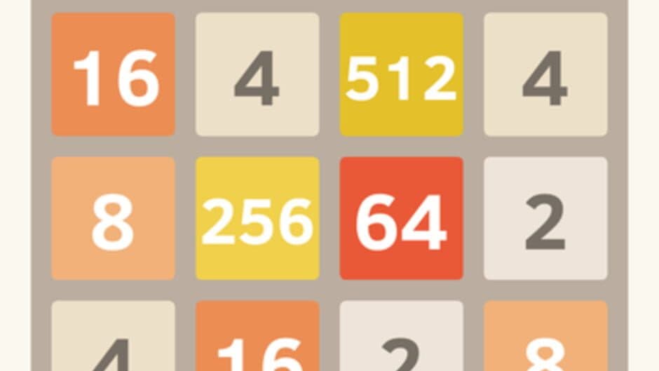 2048 screenshot
