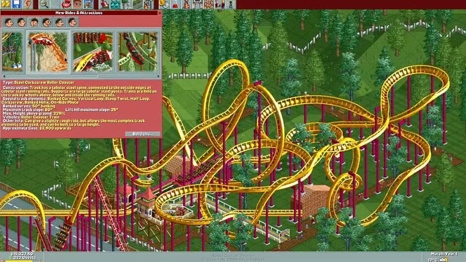 RollerCoaster Tycoon screenshot