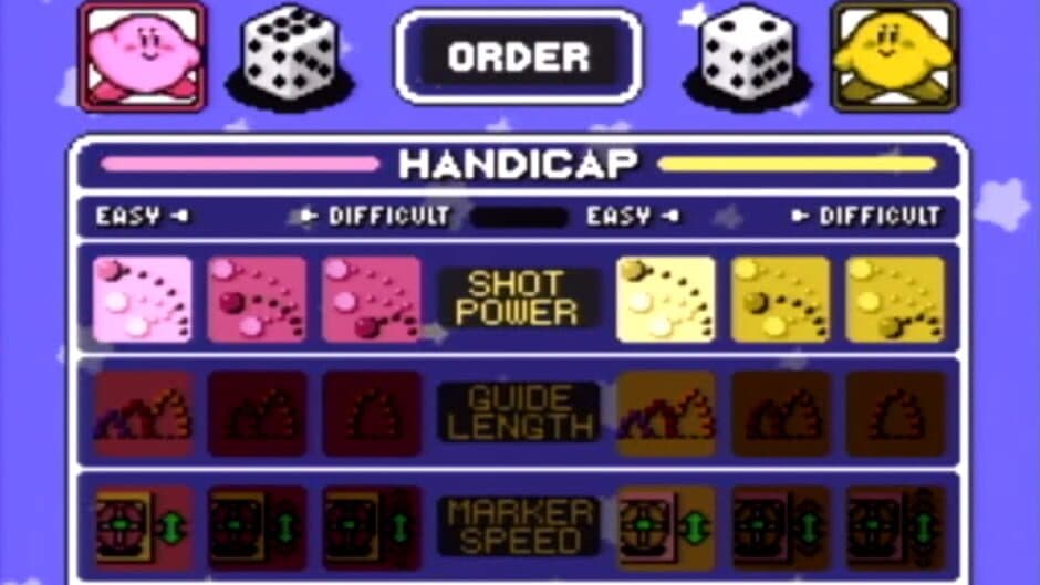 Kirby's Dream Course screenshot